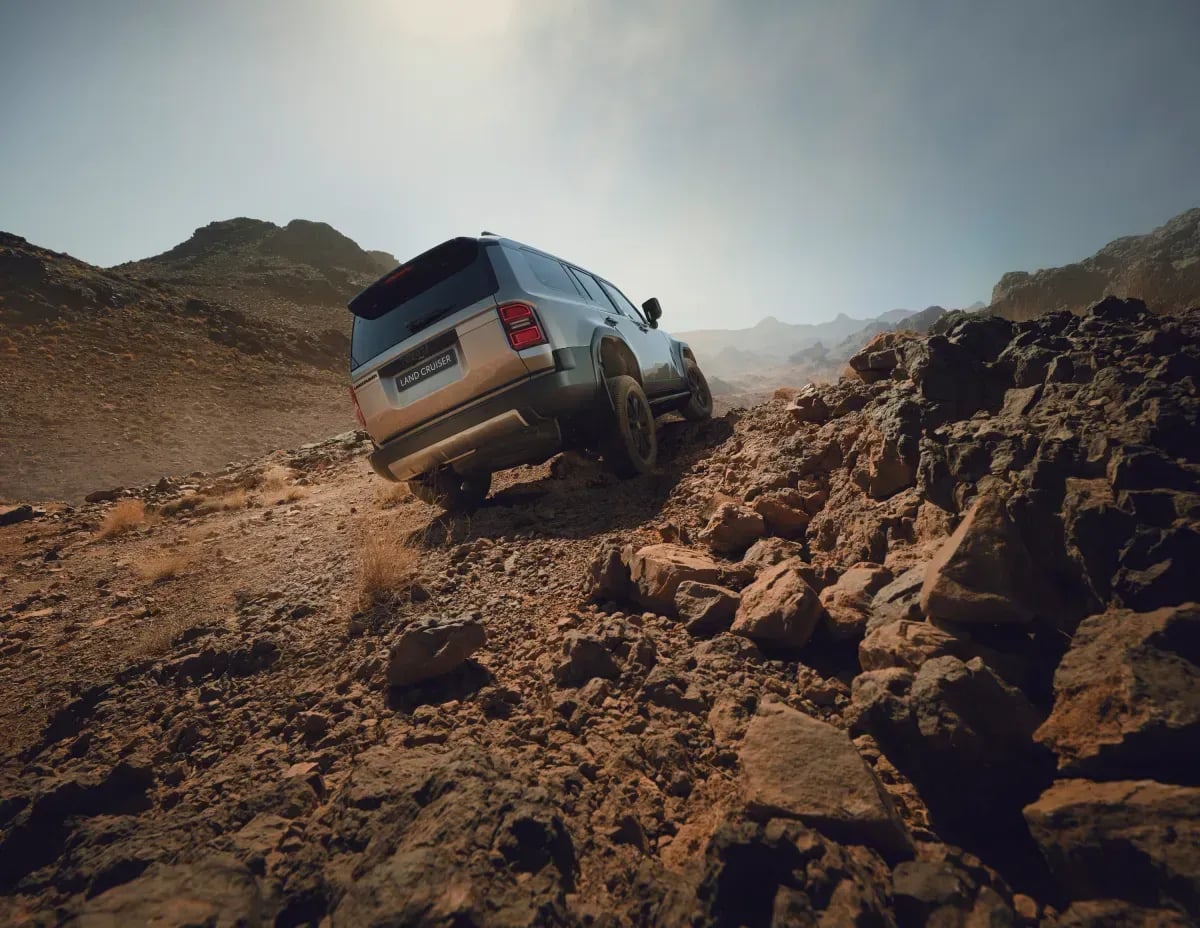 Toyota Land Cruiser Prado — Roue de secours