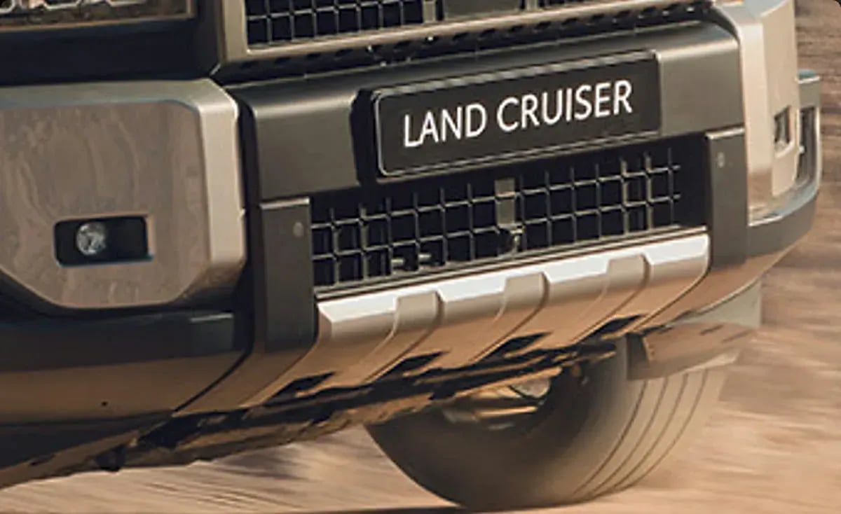 Toyota Land Cruiser Prado — Plaque de protection